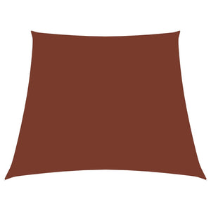 Sonnensegel Oxford-Gewebe Trapezförmig 2/4x3 m Terracotta