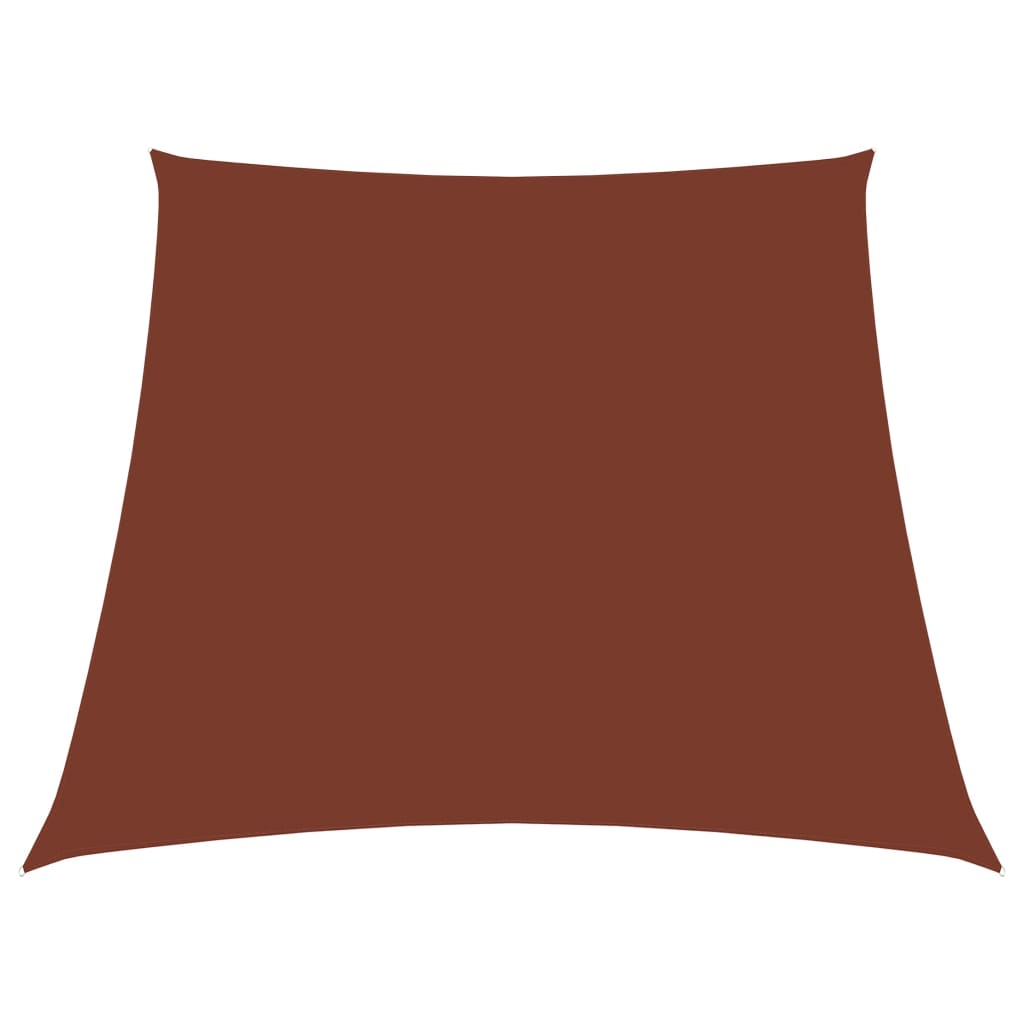 Sonnensegel Oxford-Gewebe Trapezförmig 2/4x3 m Terracotta