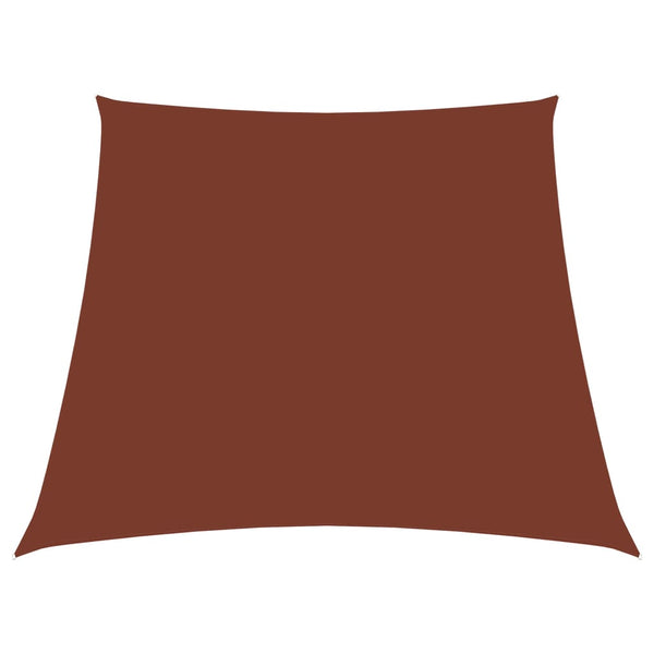 Sonnensegel Oxford-Gewebe Trapezförmig 2/4x3 m Terracotta
