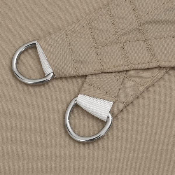 Sonnensegel Oxford-Gewebe Quadratisch 4x4 m Taupe