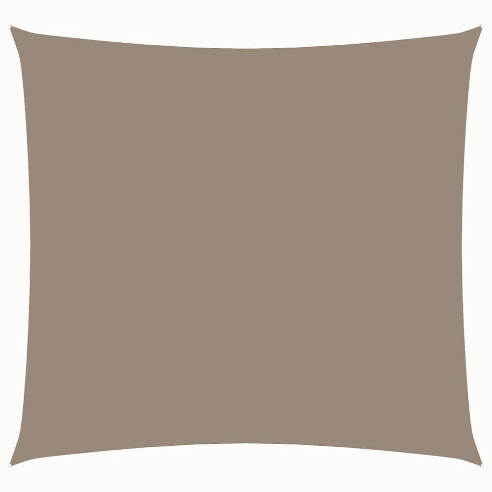 Sonnensegel Oxford-Gewebe Quadratisch 7x7 m Taupe