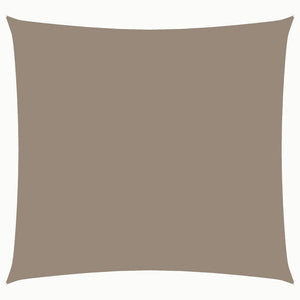 Sonnensegel Oxford-Gewebe Quadratisch 7x7 m Taupe