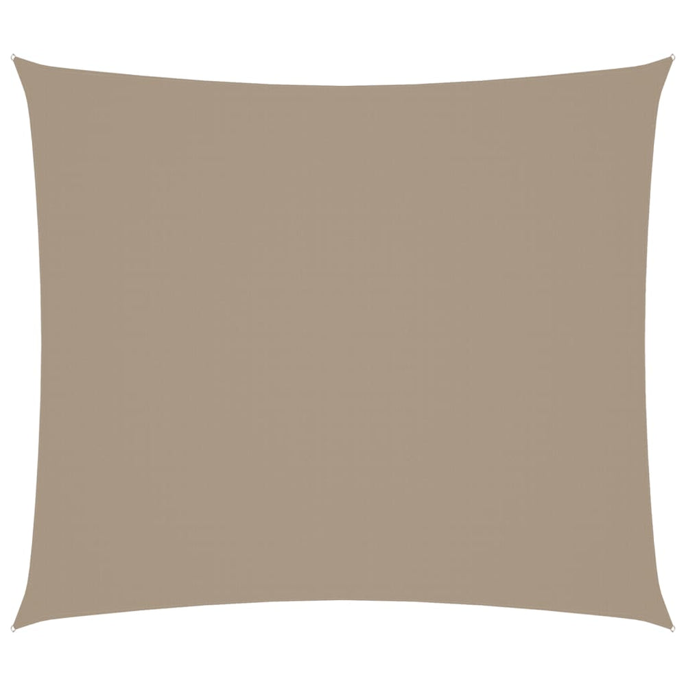Sonnensegel Oxford-Gewebe Rechteckig 2x2,5 m Taupe