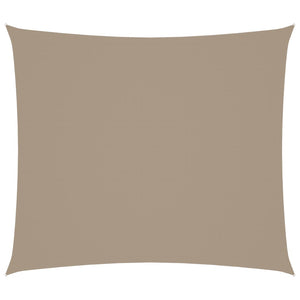 Sonnensegel Oxford-Gewebe Rechteckig 2x2,5 m Taupe