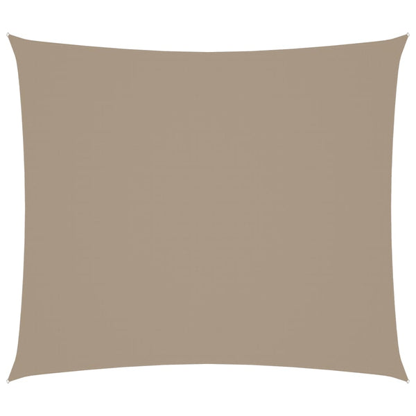 Sonnensegel Oxford-Gewebe Rechteckig 2x2,5 m Taupe