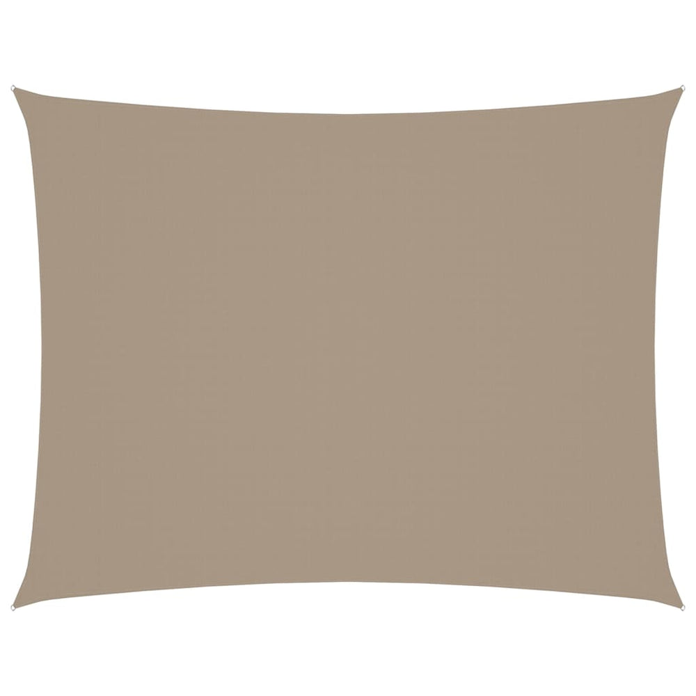 Sonnensegel Oxford-Gewebe Rechteckig 2x3 m Taupe