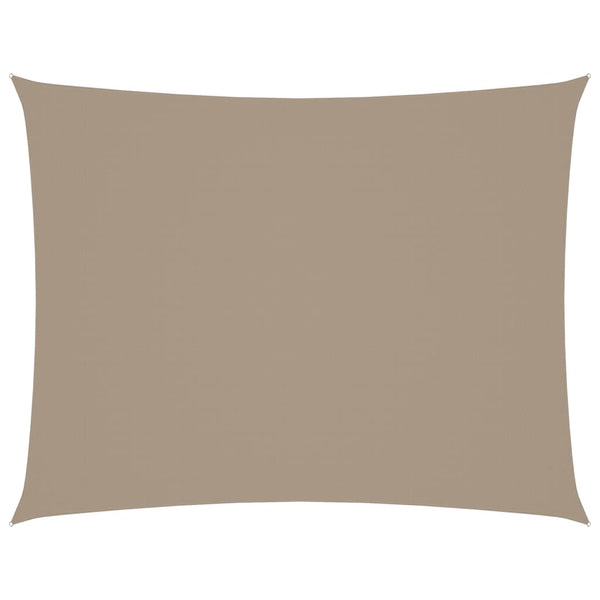 Sonnensegel Oxford-Gewebe Rechteckig 2x3 m Taupe