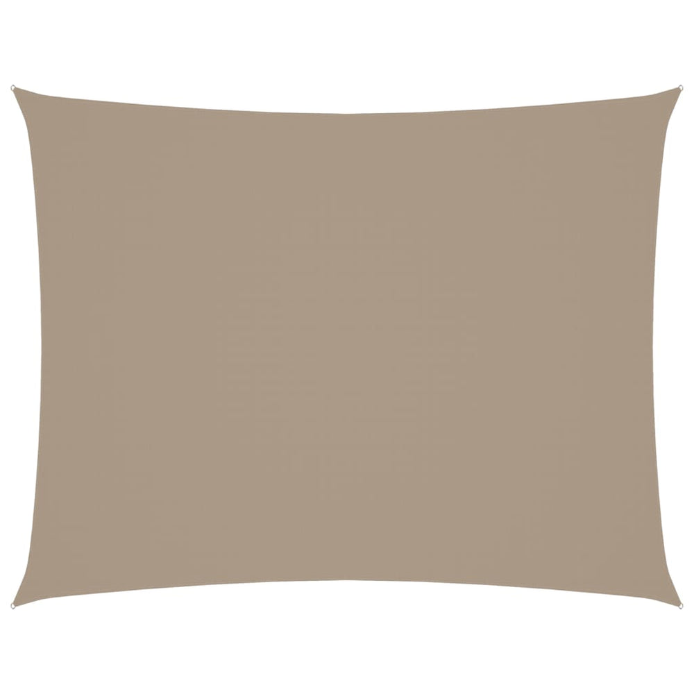 vidaXL Sun Shade Sail Oxford Fabric Rectangular 2x3.5 m Taupe