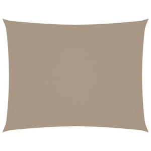Sonnensegel Oxford-Gewebe Rechteckig 2x3,5 m Taupe