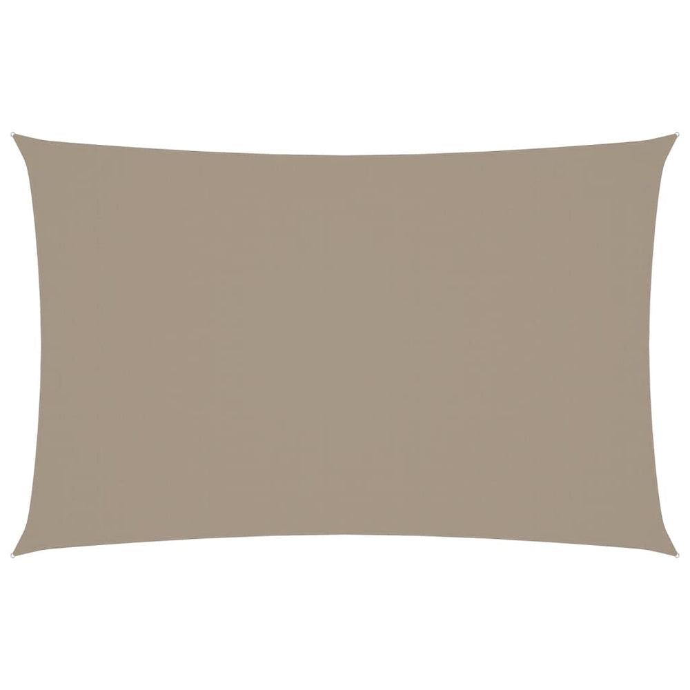 vidaXL Sun Shade Sail Oxford Fabric Rectangular 2x4.5 m Taupe