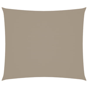 Sonnensegel Oxford-Gewebe Rechteckig 2,5x3 m Taupe