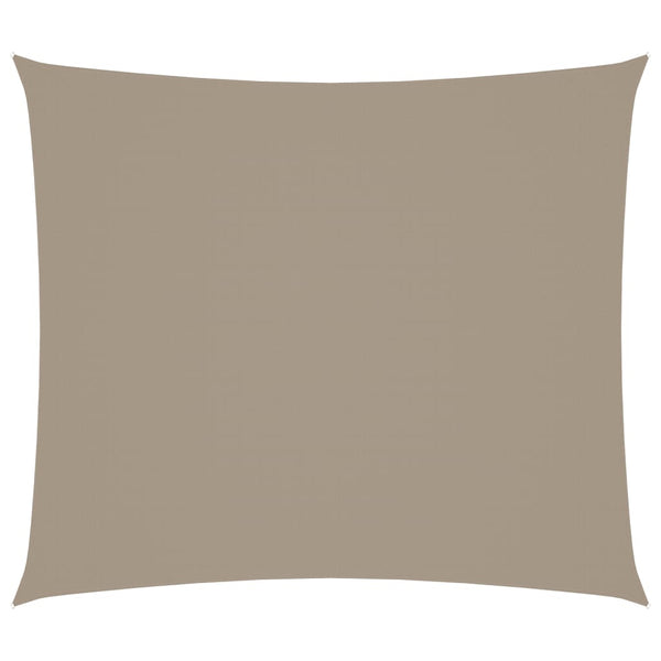 Sonnensegel Oxford-Gewebe Rechteckig 2,5x3 m Taupe