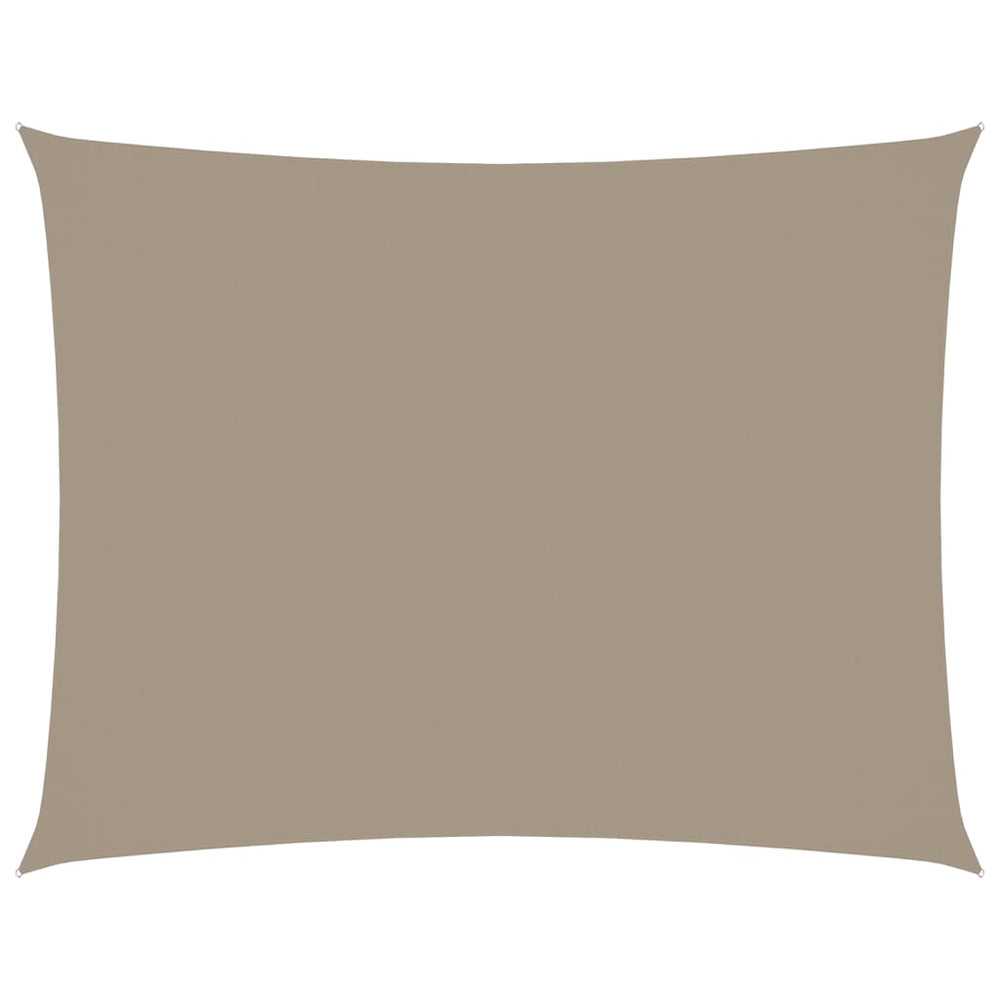 vidaXL Sun Shade Sail Oxford Fabric Rectangular 2.5x3.5 m Taupe