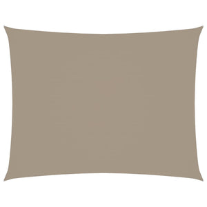 Sonnensegel Oxford-Gewebe Rechteckig 2,5x3,5 m Taupe