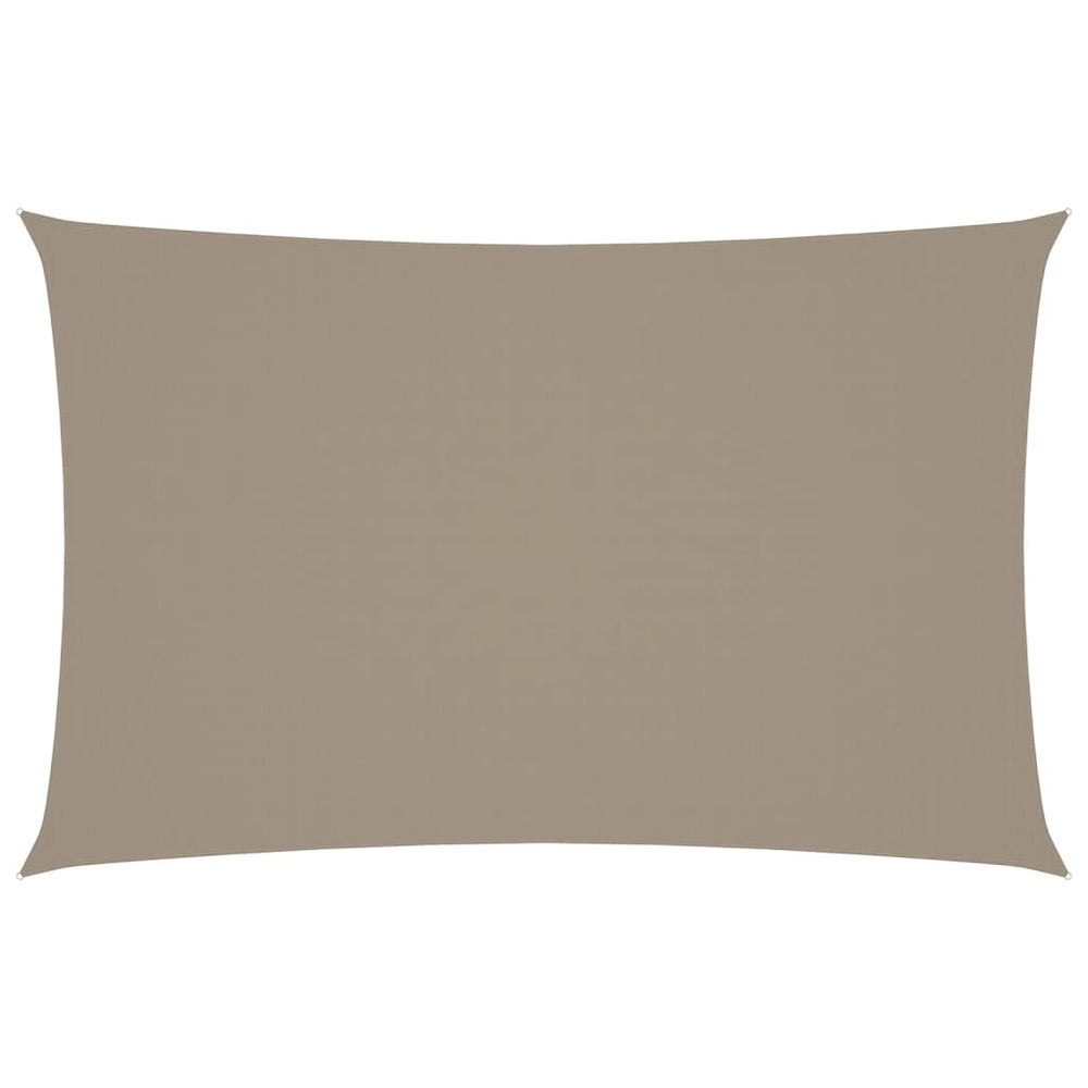 vidaXL Sun Shade Sail Oxford Fabric Rectangular 2.5x5 m Taupe