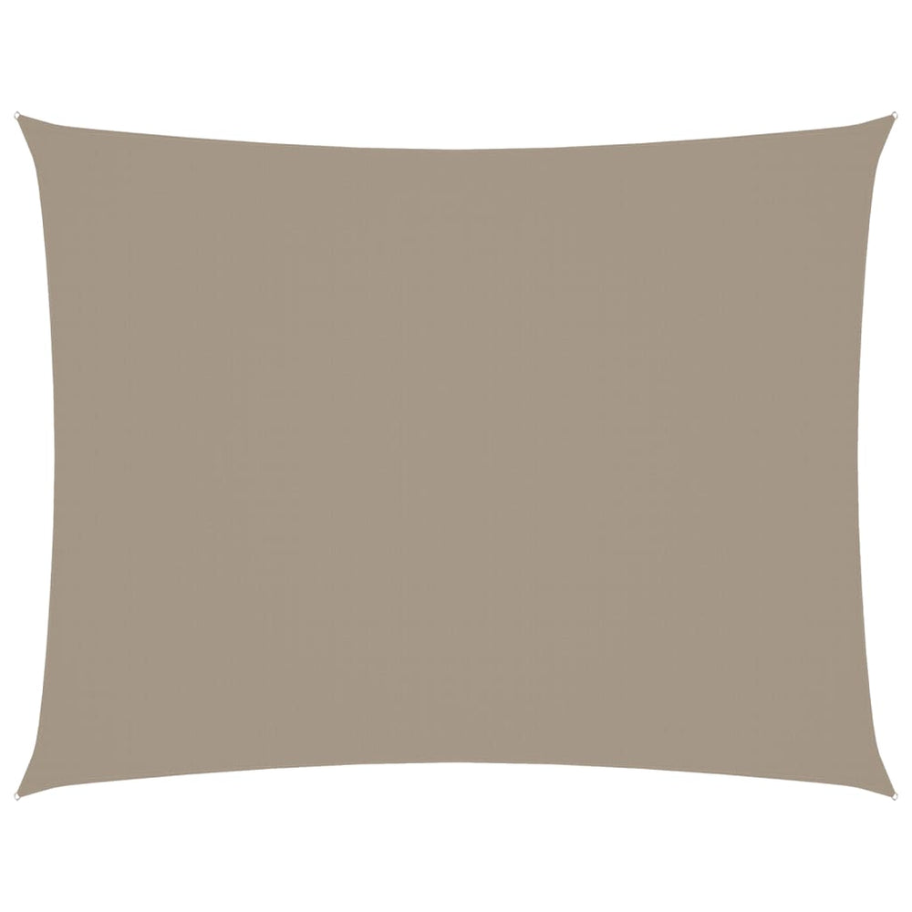 vidaXL Sun Shade Sail Oxford Fabric Rectangular 3x4 m Taupe