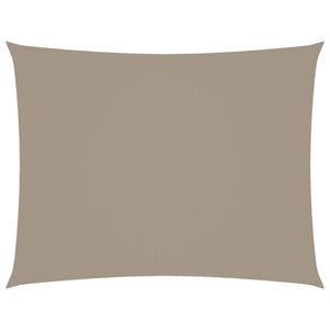 Sonnensegel Oxford-Gewebe Rechteckig 3x4 m Taupe