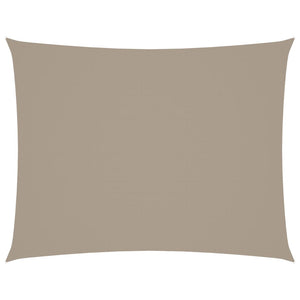 Sonnensegel Oxford-Gewebe Rechteckig 3x4,5 m Taupe
