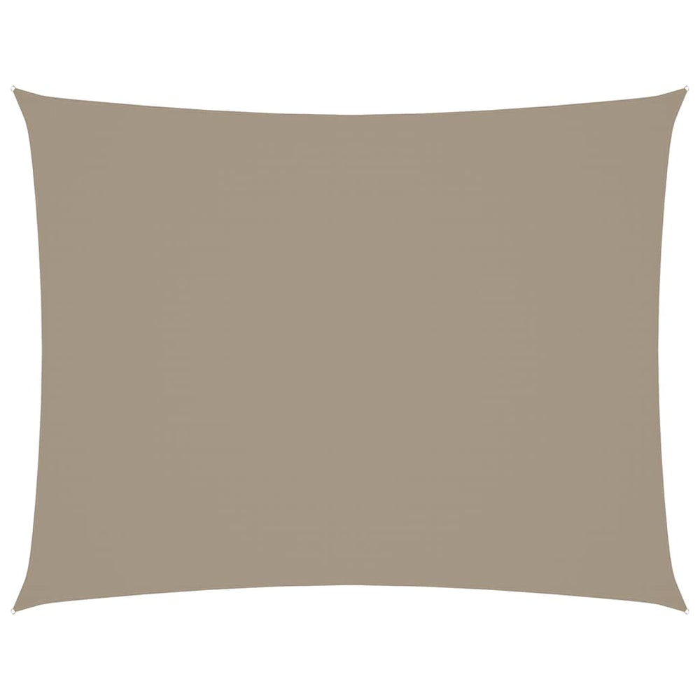 vidaXL Sun Shade Sail Oxford Fabric Rectangular 3x6 m Taupe