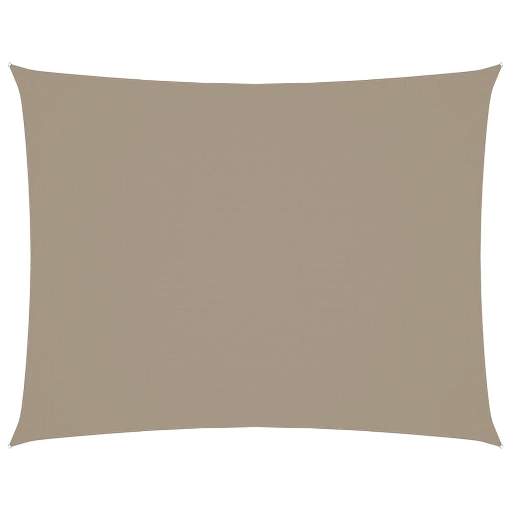 vidaXL Sun Shade Sail Oxford Fabric Rectangular 3.5x5 m Taupe