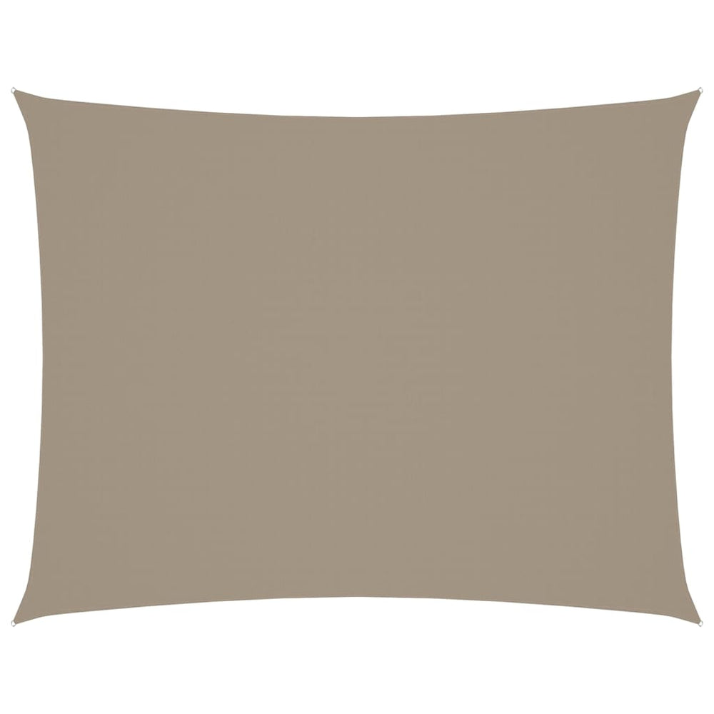 vidaXL Sun Shade Sail Oxford Fabric Rectangular 4x5 m Taupe