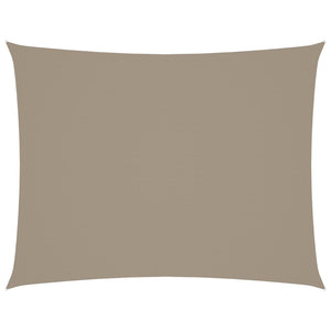 Sonnensegel Oxford-Gewebe Rechteckig 4x5 m Taupe