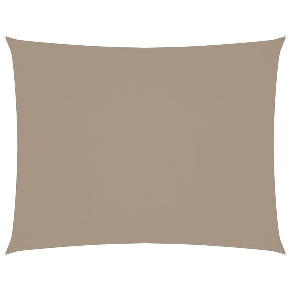 vidaXL Sun Shade Sail Oxford Fabric Rectangular 4x6 m Taupe