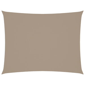Sonnensegel Oxford-Gewebe Rechteckig 4x6 m Taupe