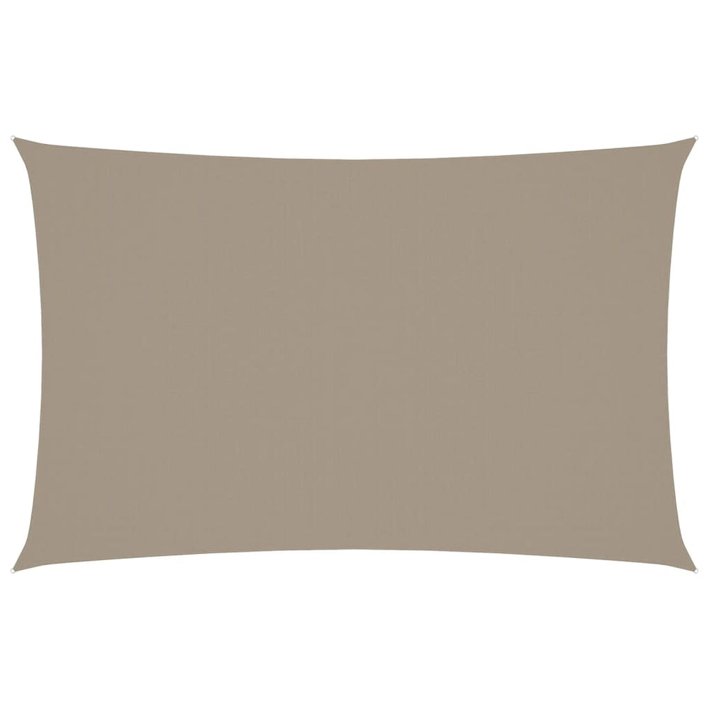 vidaXL Sun Shade Sail Oxford Fabric Rectangular 4x7 m Taupe