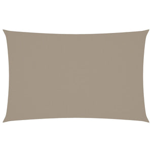 Sonnensegel Oxford-Gewebe Rechteckig 4x7 m Taupe