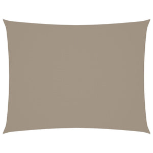 Sonnensegel Oxford-Gewebe Rechteckig 5x7 m Taupe