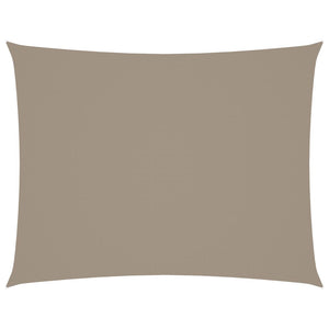 Sonnensegel Oxford-Gewebe Rechteckig 6x8 m Taupe