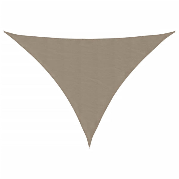 Sonnensegel Oxford-Gewebe Dreieckig 2,5x2,5x3,5 m Taupe