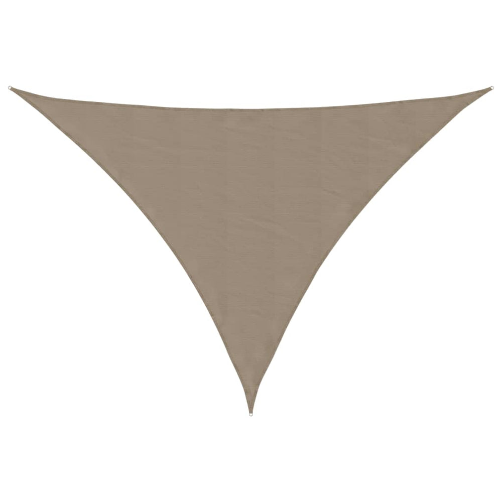 vidaXL Sun Shade Sail Oxford Fabric Triangular 3x4x5 m Taupe
