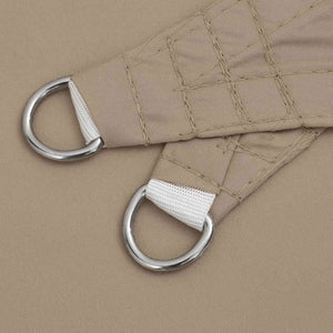 Sonnensegel Oxford-Gewebe Dreieckig 3,5x3,5x4,9 m Taupe