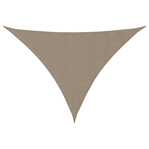 Sonnensegel Oxford-Gewebe Dreieckig 4x4x5,8 m Taupe