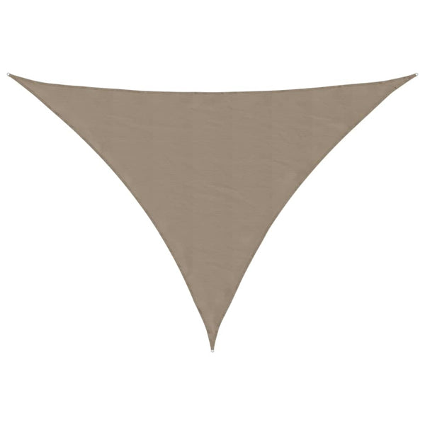 Sonnensegel Oxford-Gewebe Dreieckig 4x5x5 m Taupe
