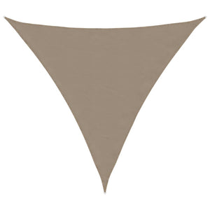 vidaXL Voile d'ombrage en tissu Oxford triangulaire 5x5x5 m Taupe