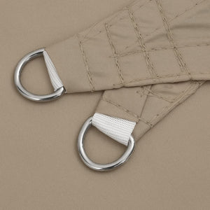 vidaXL Voile d'ombrage en tissu Oxford triangulaire 5x5x5 m Taupe