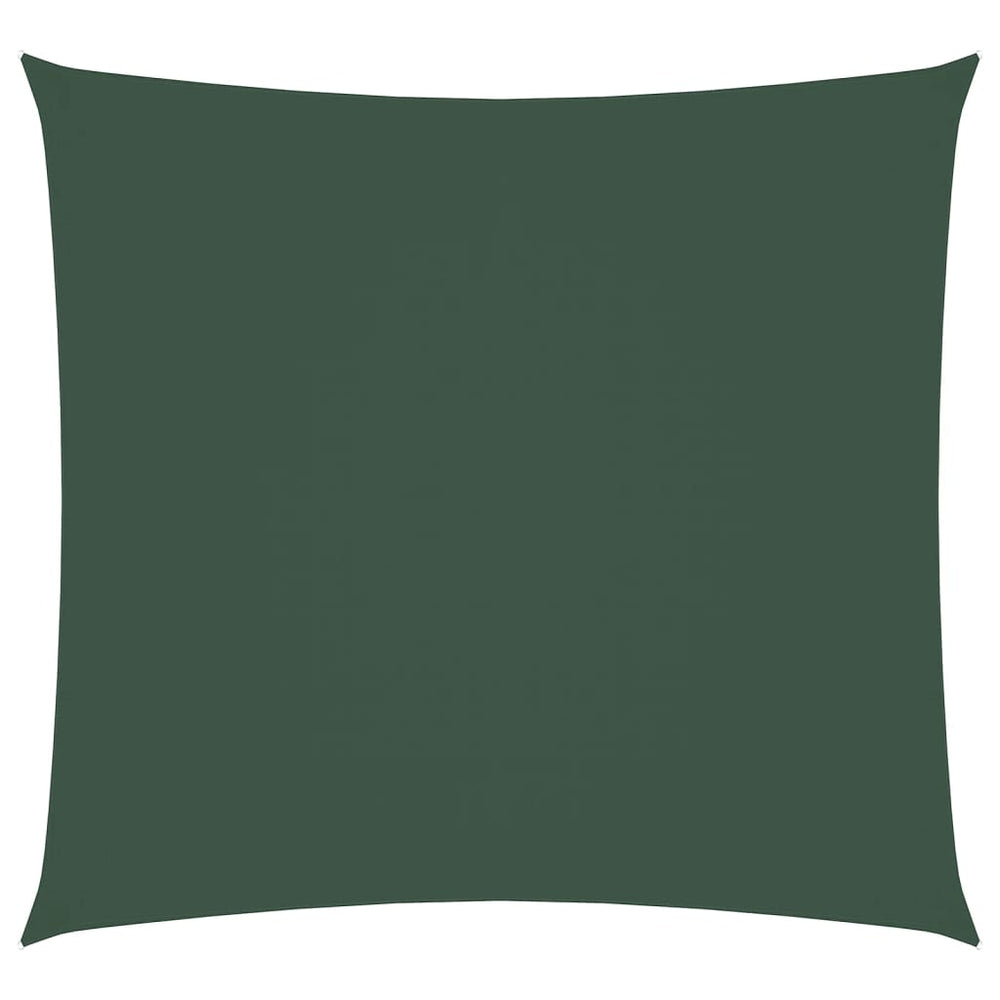 vidaXL Sun Shade Sail Oxford Fabric Square 2.5x2.5 m Dark Green