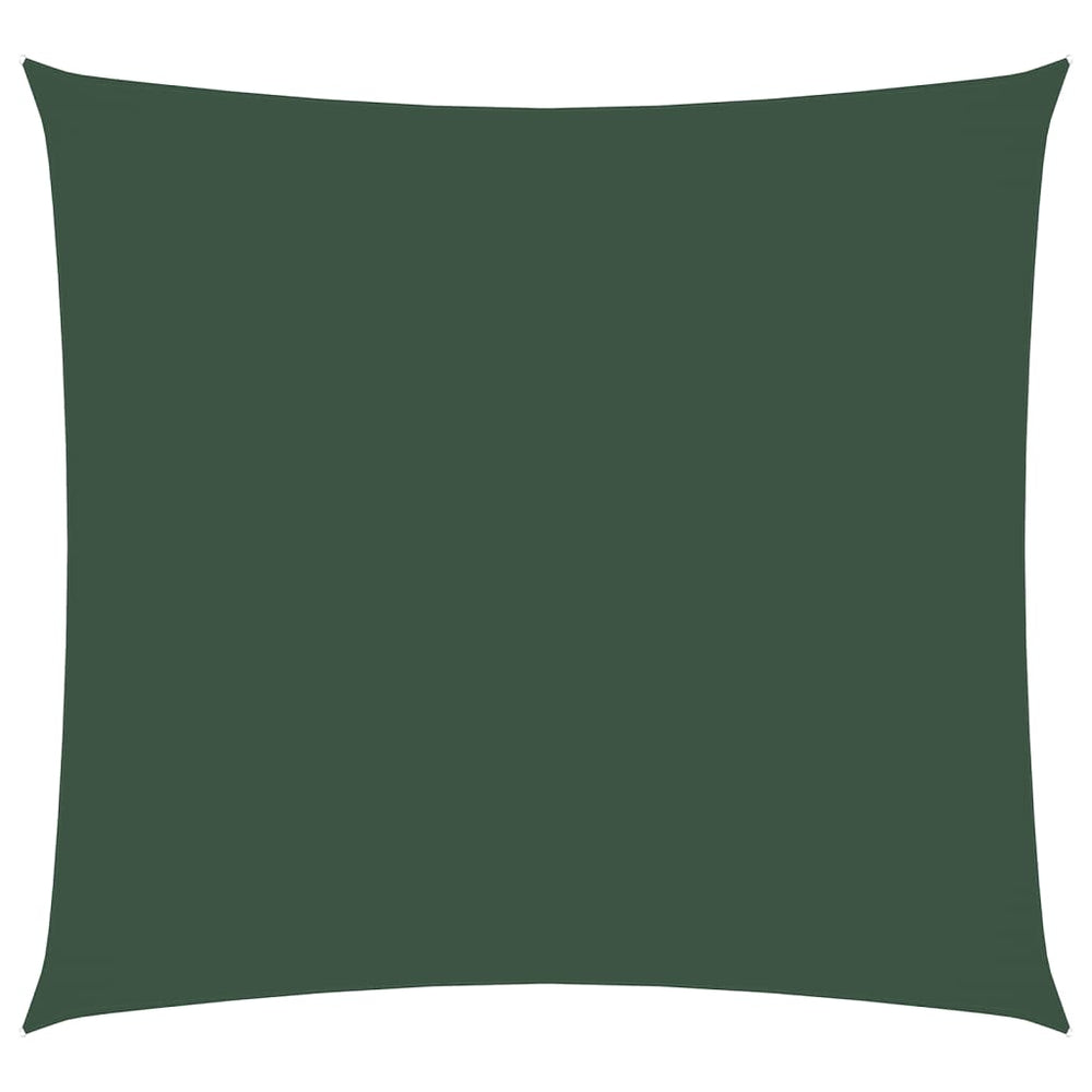 vidaXL Sun Shade Sail Oxford Fabric Square 4x4 m Dark Green