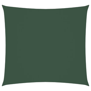Sonnensegel Oxford-Gewebe Quadratisch 5x5 m Dunkelgrün