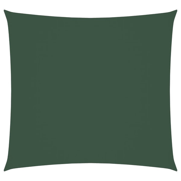 Sonnensegel Oxford-Gewebe Quadratisch 5x5 m Dunkelgrün