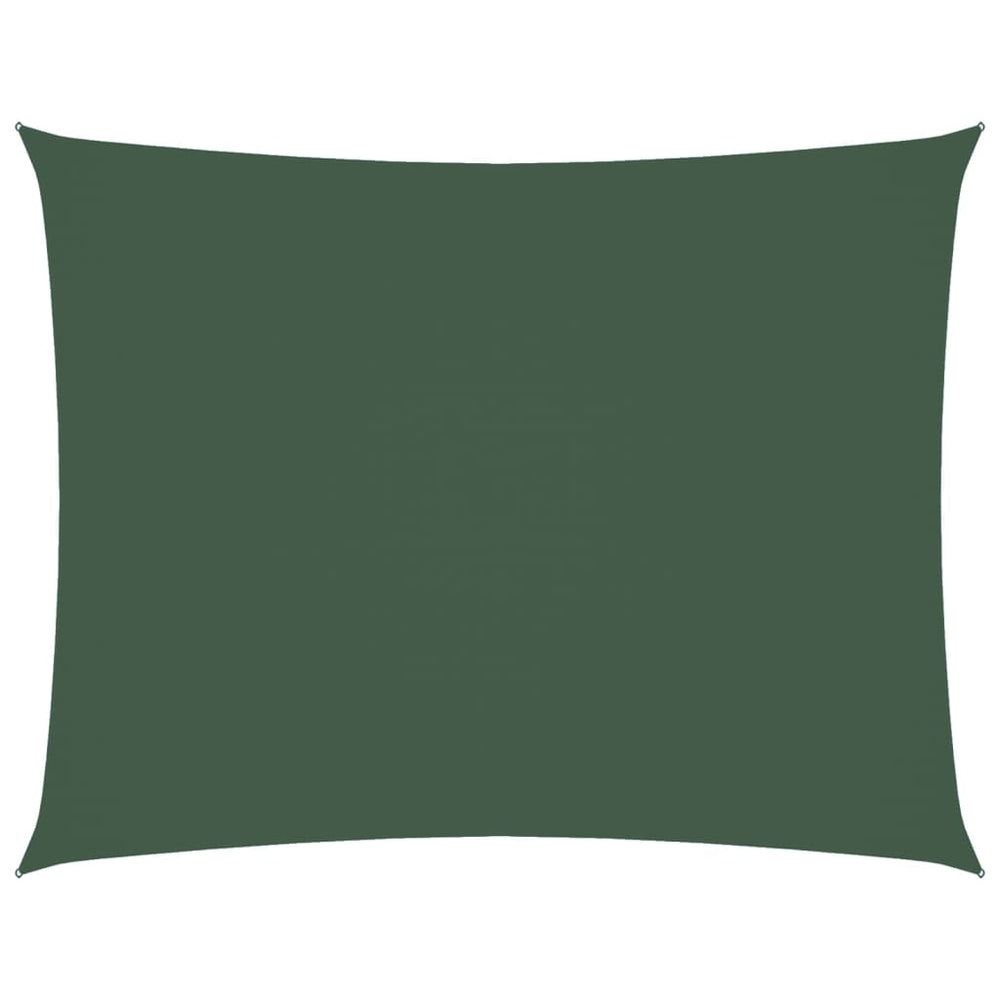 vidaXL Sun Shade Sail Oxford Fabric Rectangular 2x3.5 m Dark Green