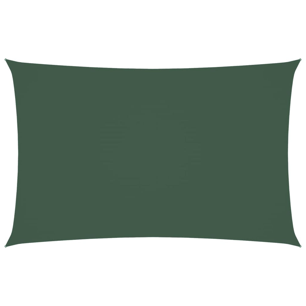 vidaXL Sun Shade Sail Oxford Fabric Rectangular 2x4.5 m Dark Green