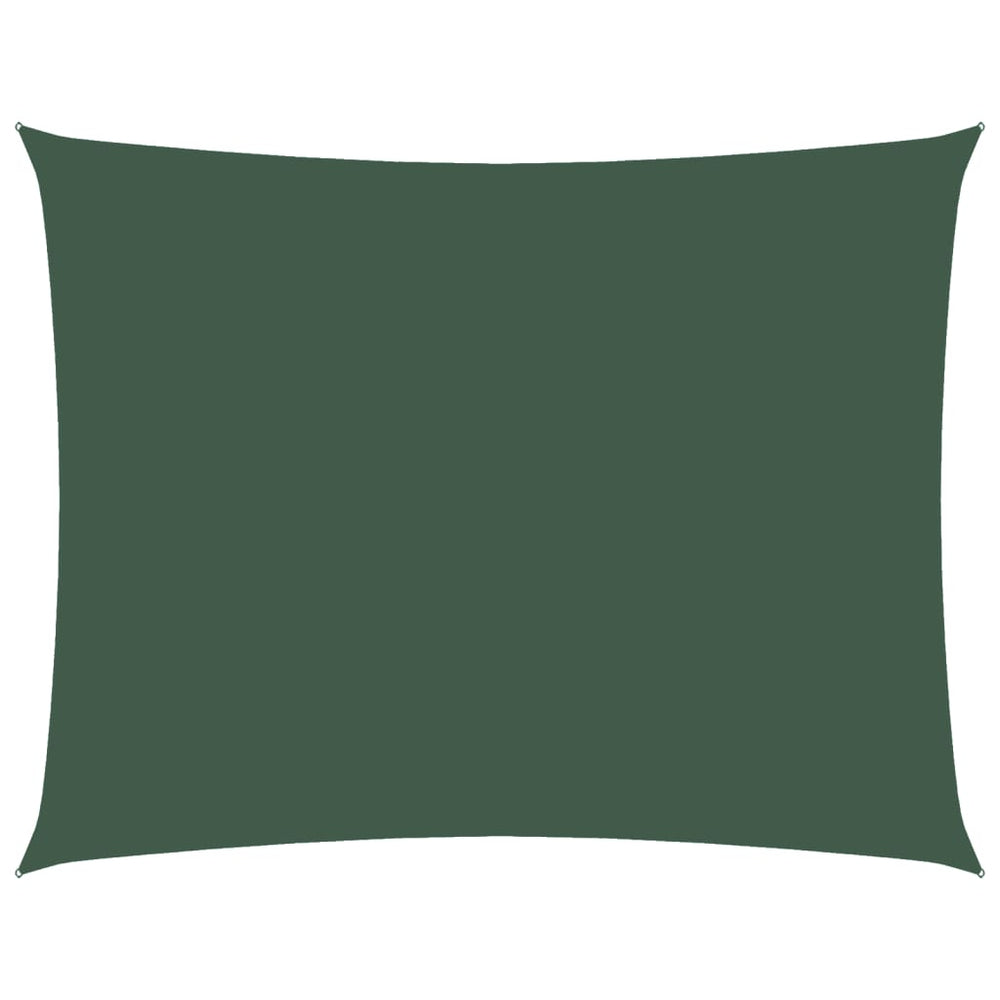 vidaXL Sun Shade Sail Oxford Fabric Rectangular 2.5x3.5 m Dark Green