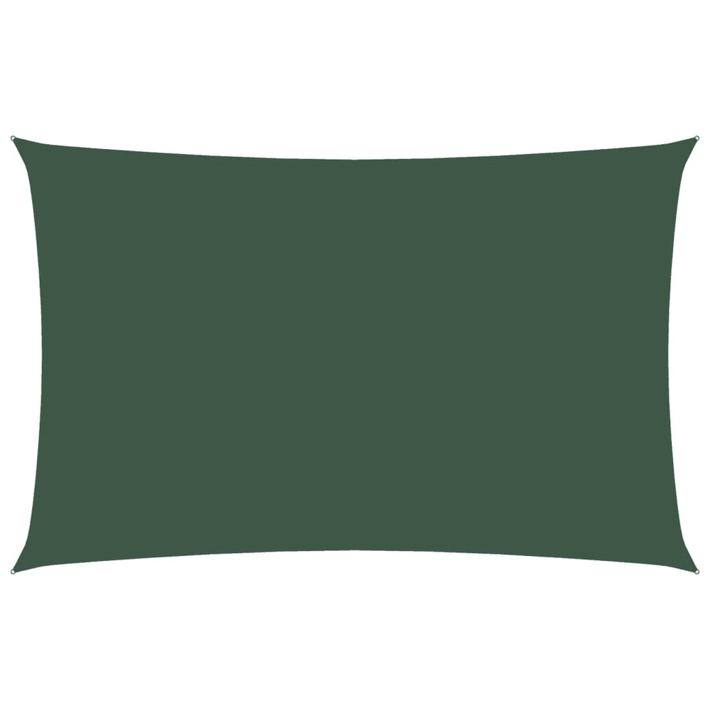 vidaXL Oxford Cloth Sun Shade Sail Rectangular 2.5x5 m Dark Green