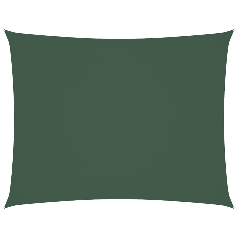 vidaXL Oxford Fabric Sun Shade Sail Rectangular 3x4 m Dark Green
