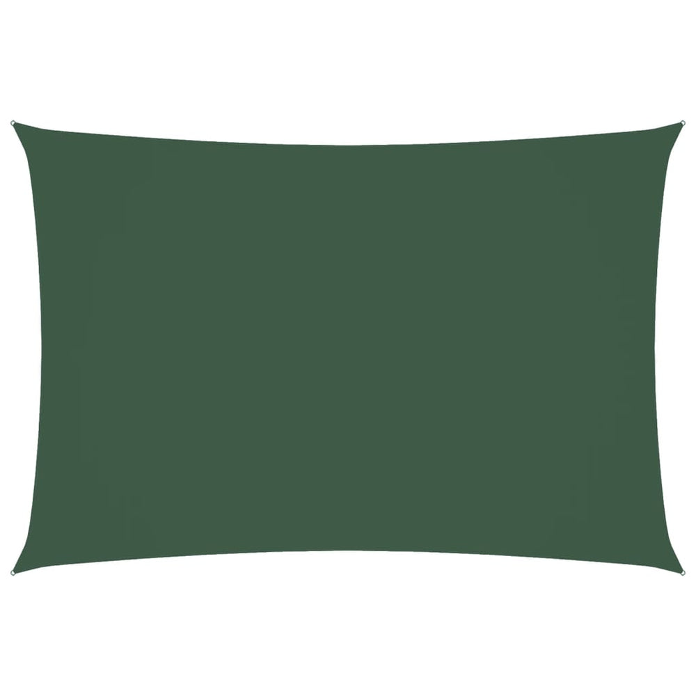 vidaXL Sun Shade Sail Oxford Fabric Rectangular 3x5 m Dark Green