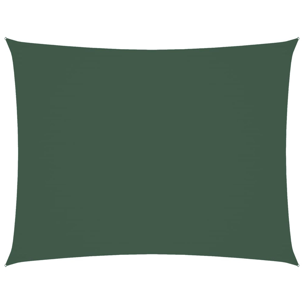 vidaXL Sun Shade Sail Oxford Fabric Rectangular 3x6 m Dark Green